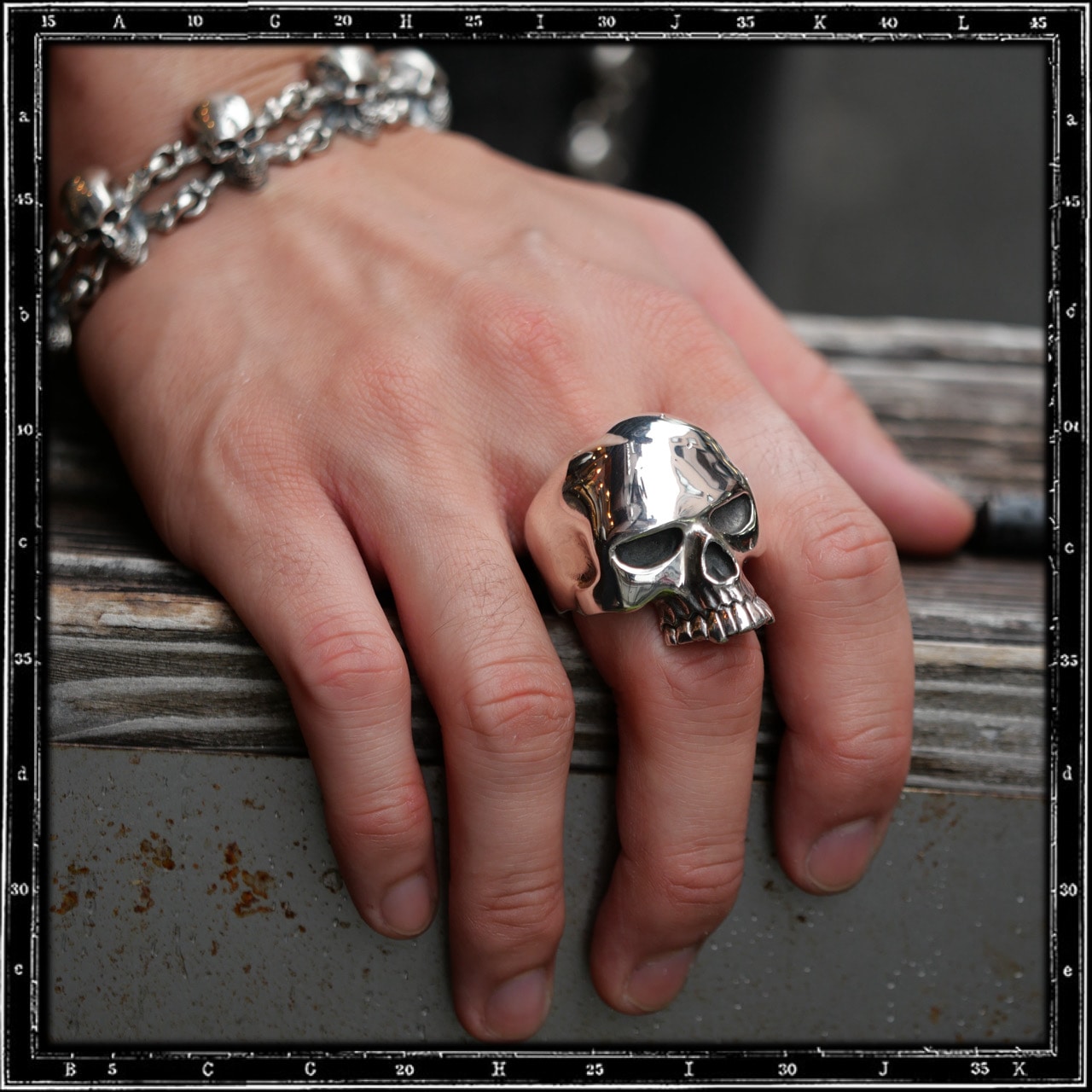 EVIL SKULL RING - XL | クレイジーピッグ公式オンラインストア リング