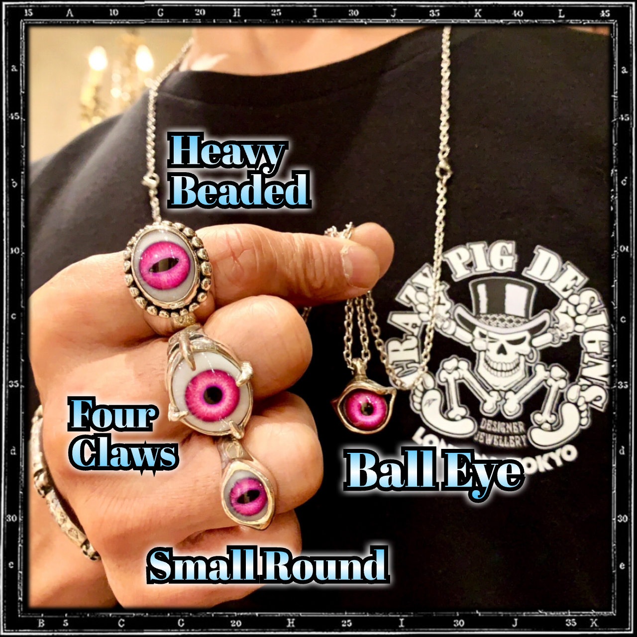 SMALL ROUND EYE RING