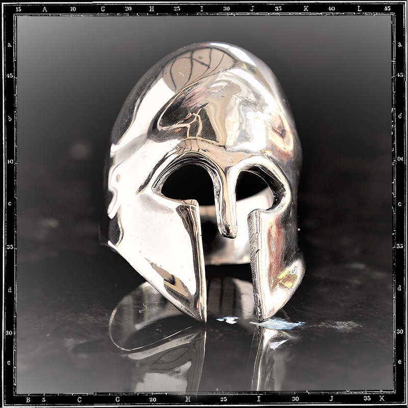 ANCIENT GREEK HELMET RING