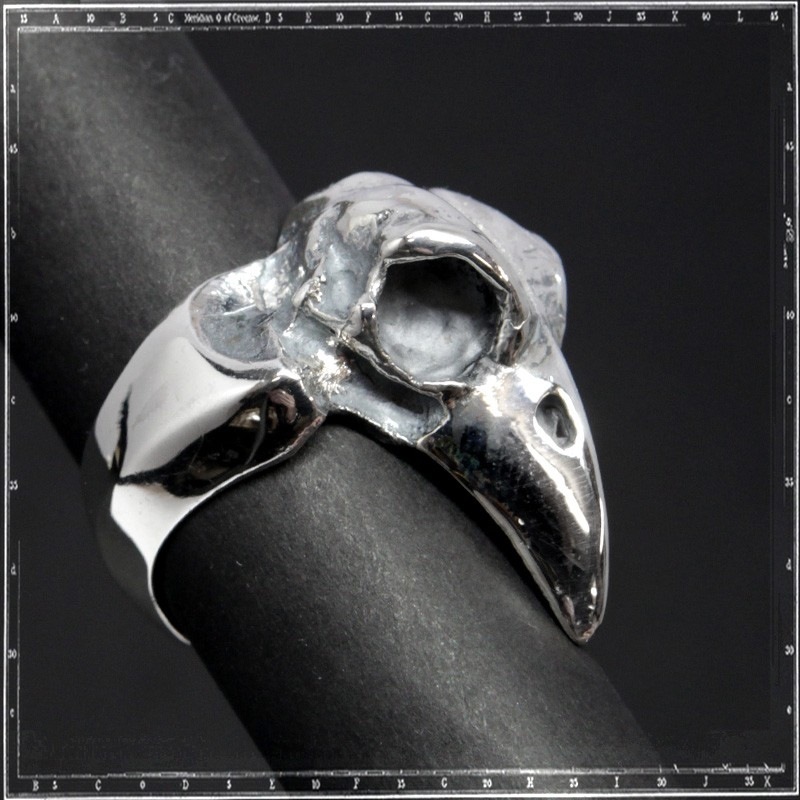 PLAIN BIRD SKULL RING | クレイジーピッグ公式オンラインストア