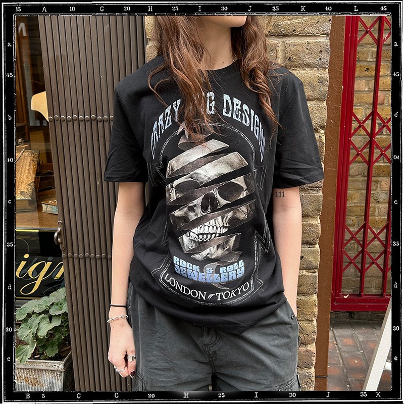 RIBBON SKULL T-SHIRT