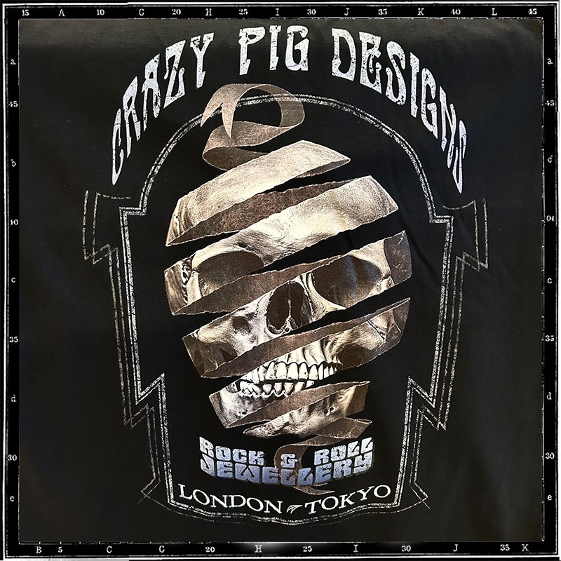 RIBBON SKULL T-SHIRT