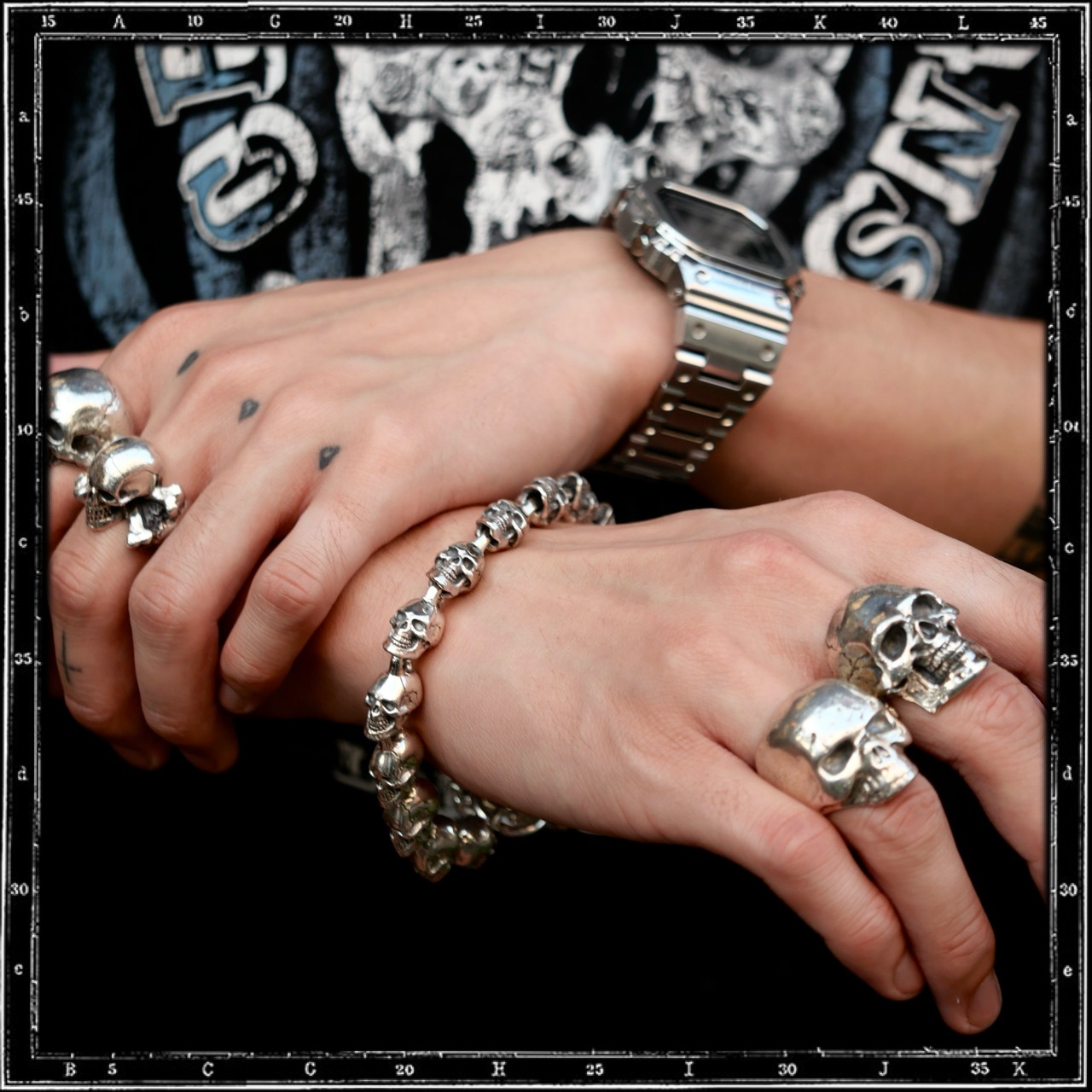 MONASTERY SKULL BRACELET | クレイジーピッグ公式オンラインストア