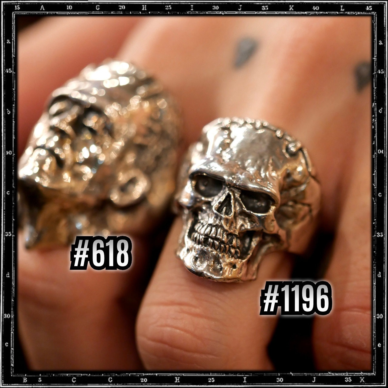 FRANKENSTEIN SKULL RING