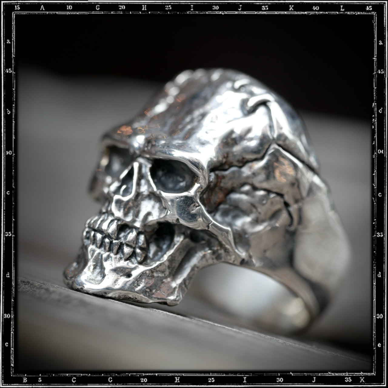 FRANKENSTEIN SKULL RING