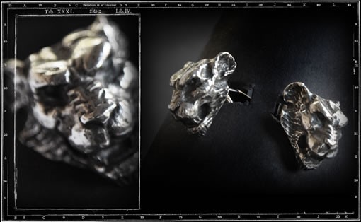 TIGER HEAD CUFFLINKS