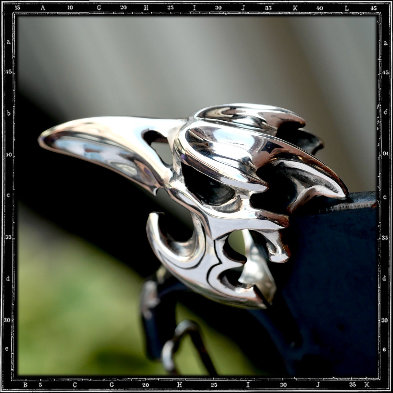EVIL BIRD SKULL RING
