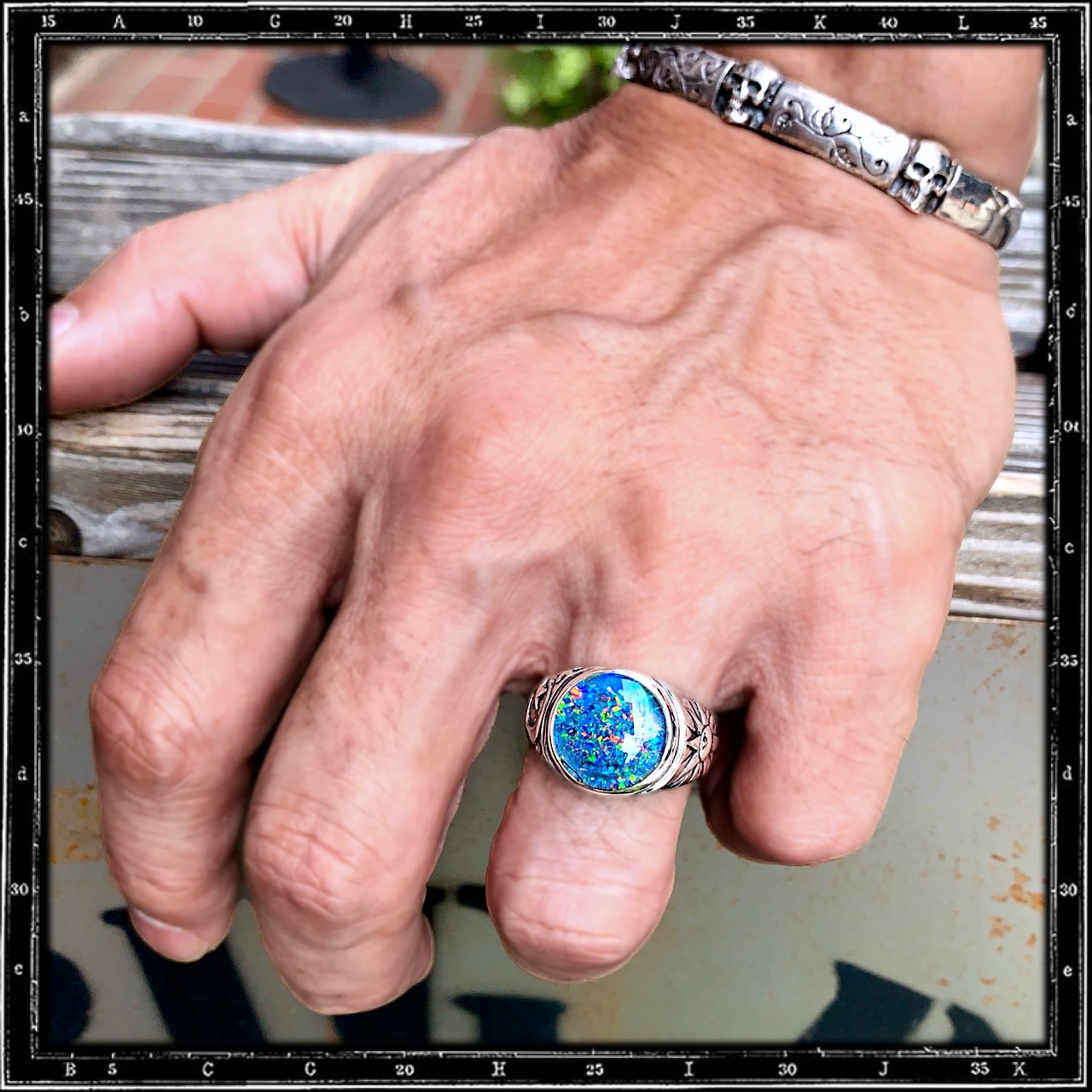 NIGHT AND DAY STONE RING