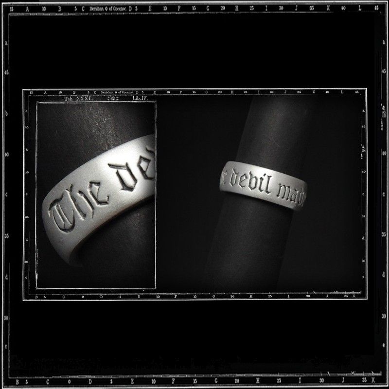 THE DEVIL MADE ME DO IT RING