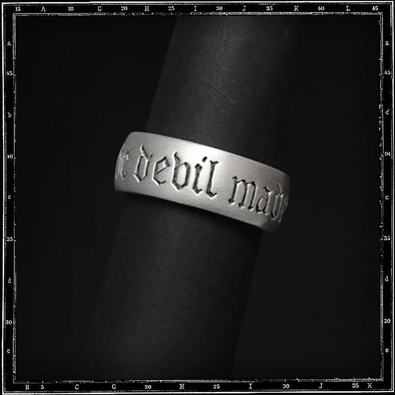 THE DEVIL MADE ME DO IT RING