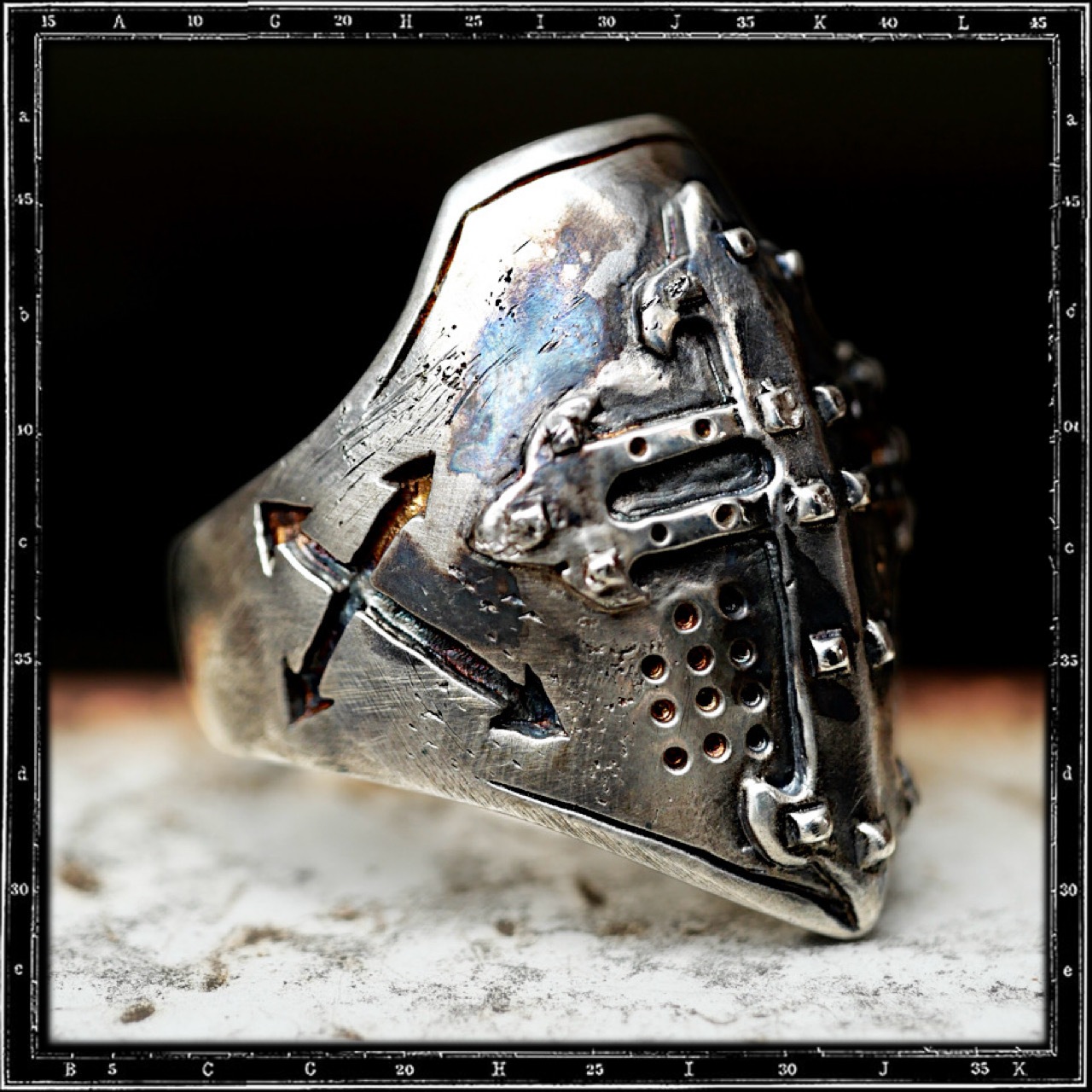 KNIGHT TEMPLAR HELMET RING