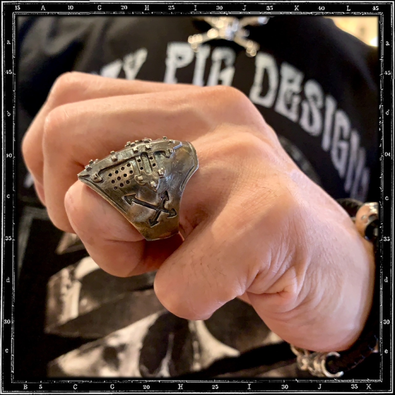 KNIGHT'S TEMPLAR HELMET RING