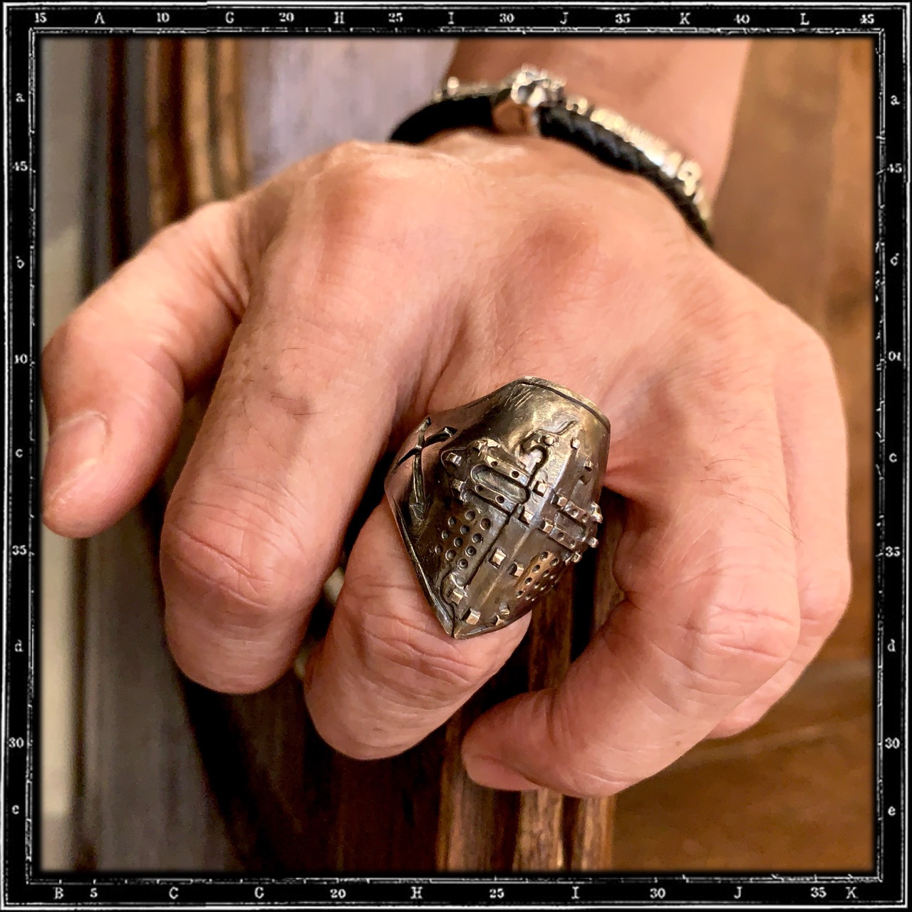KNIGHT'S TEMPLAR HELMET RING