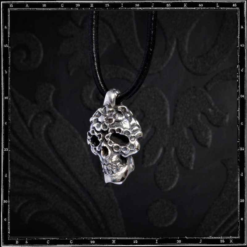MARIACHI MEXICAN SKULL PENDANT