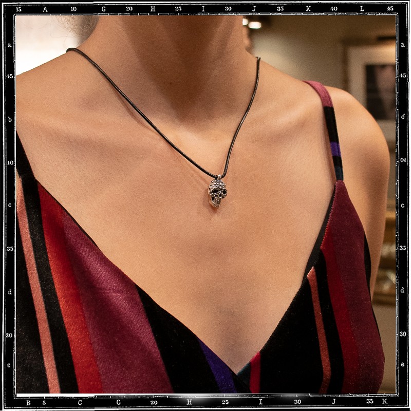 MARIACHI MEXICAN SKULL PENDANT