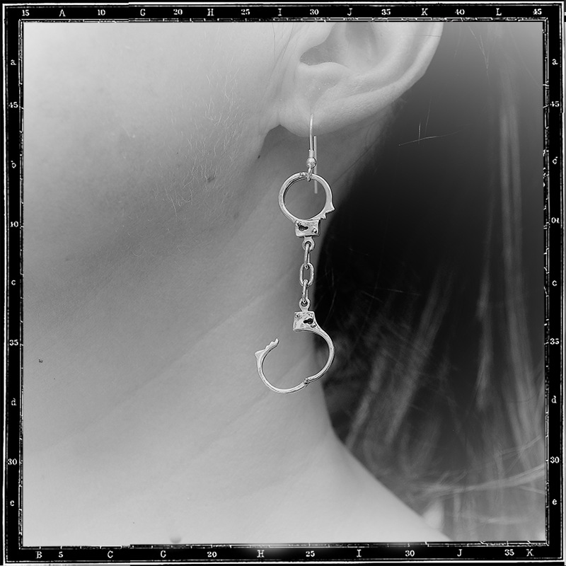 HANDCUFF EARRINGS