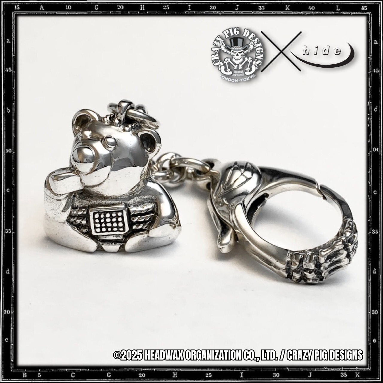 PSYCHO TEDDY BEAR KEYRING