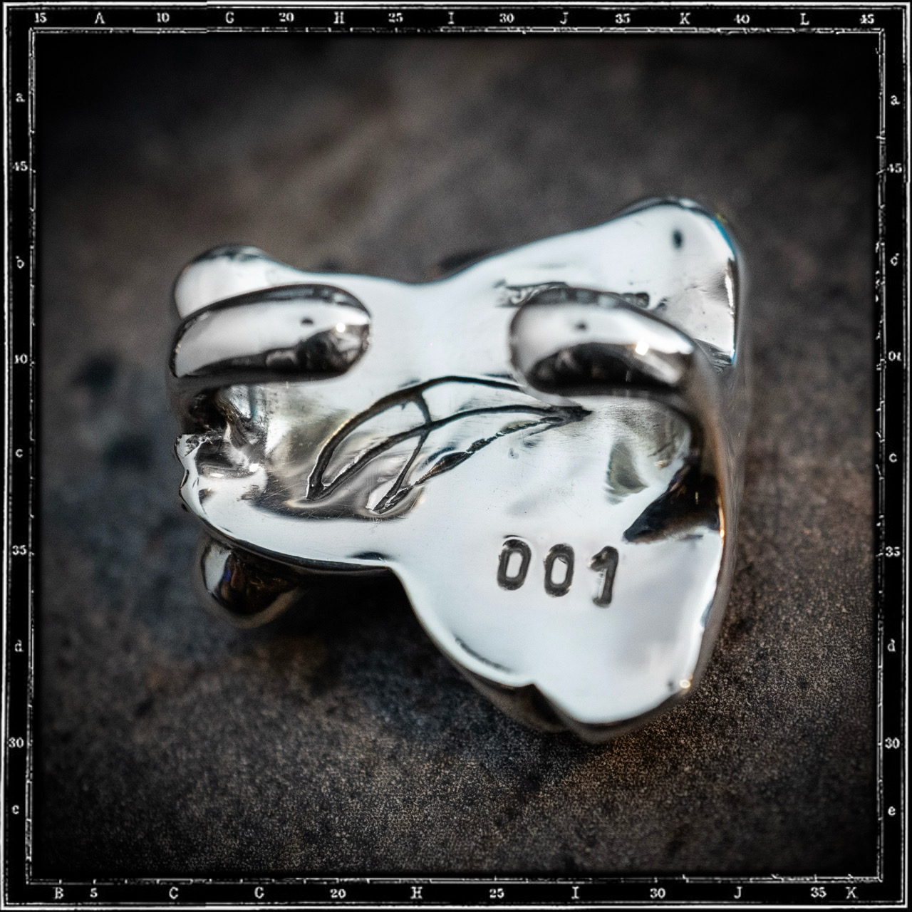PSYCHO TEDDY BEAR LEATHER BRACELET