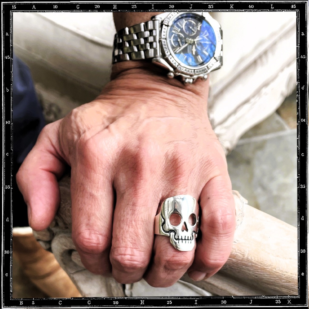SKULL MASK RING