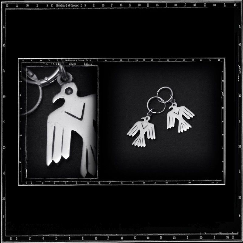 THUNDERBIRD HOOP EARRINGS