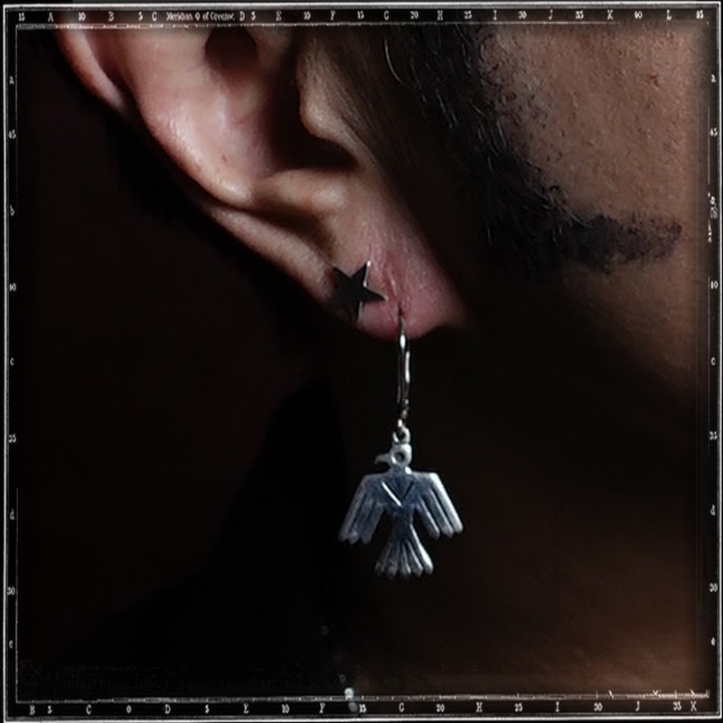 THUNDERBIRD HOOP EARRINGS