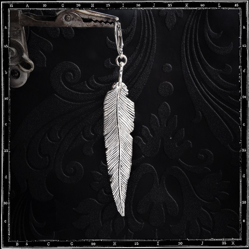 FEATHER EARRINGS - LARGE