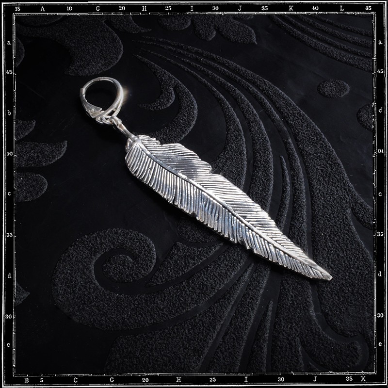 FEATHER EARRINGS - LARGE