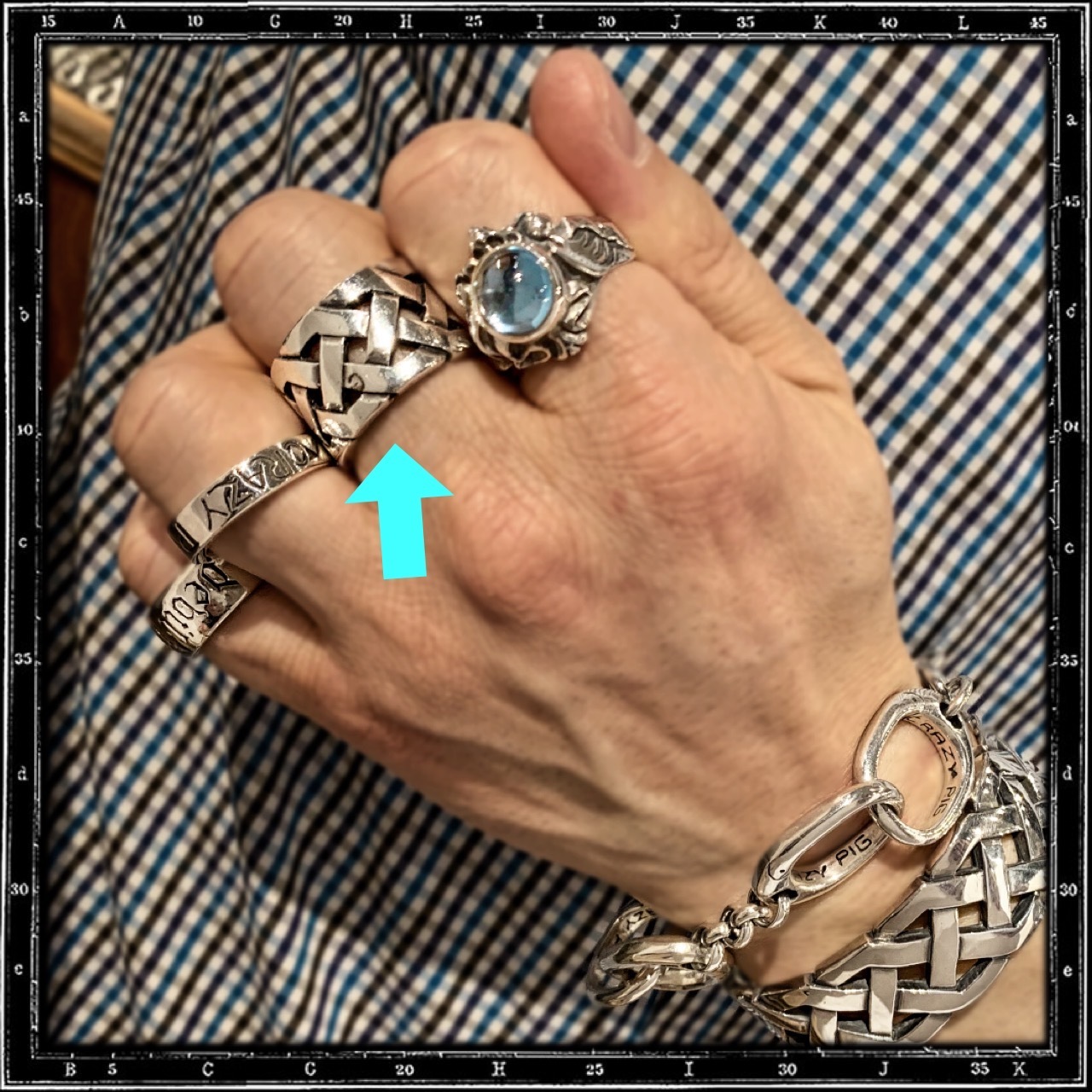 CELTIC KNOTS RING - LARGE / JP23 ONLY