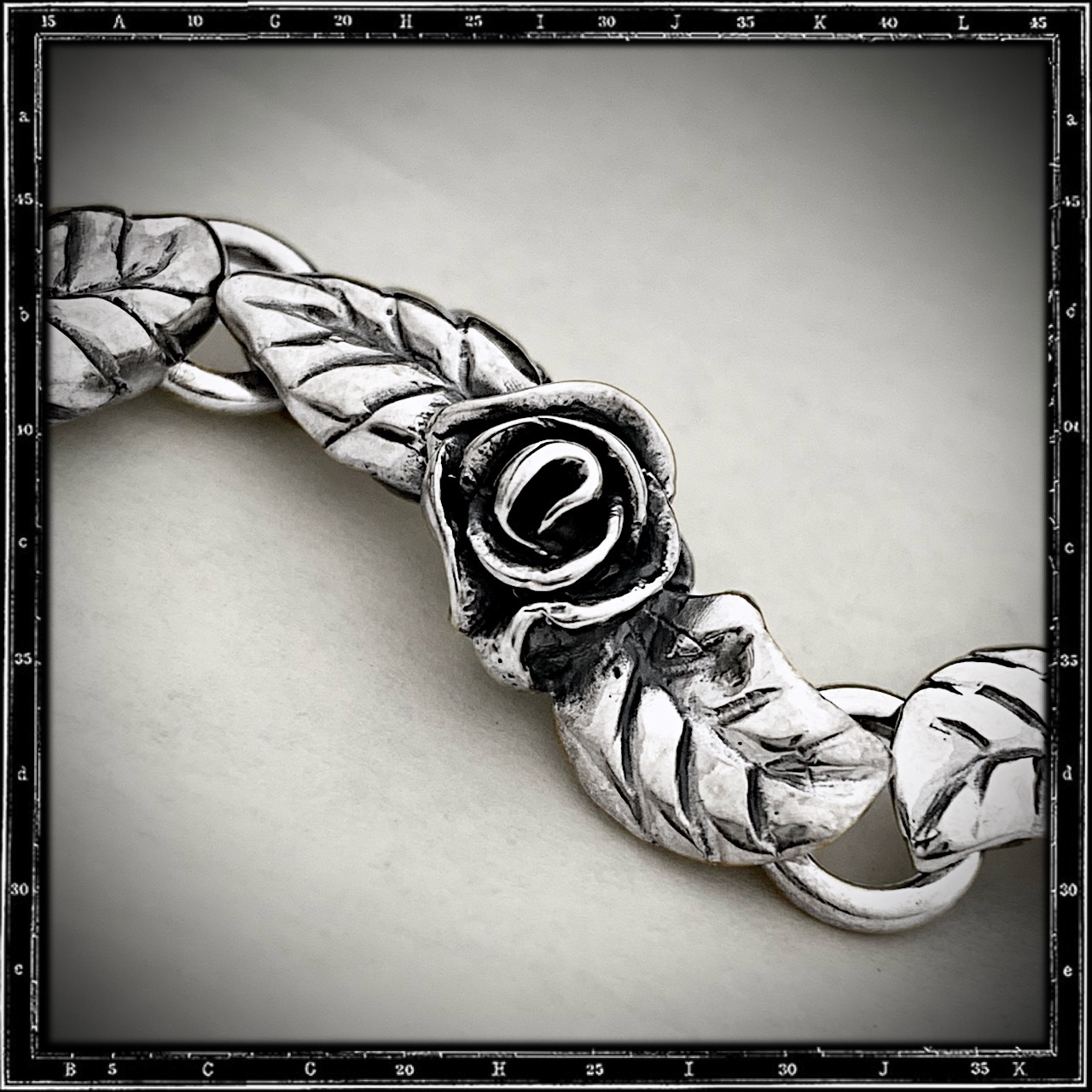 LARGE ROSES & HEARTS BRACELET