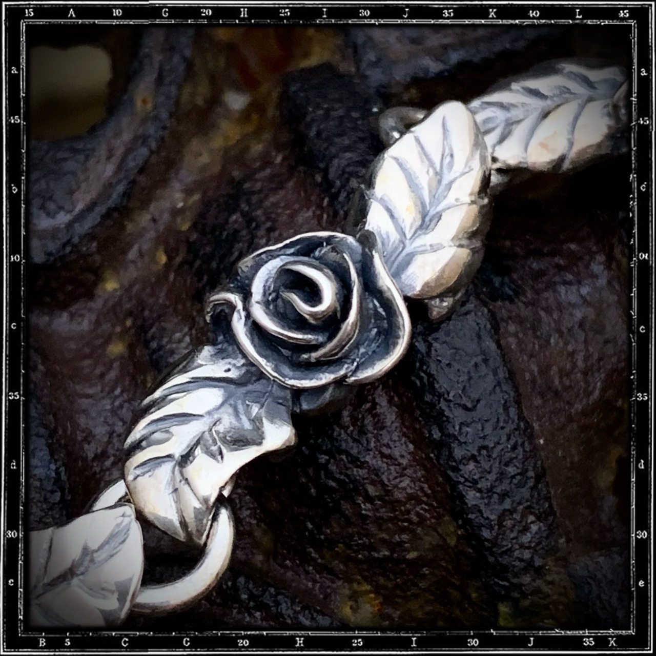 LARGE ROSES & HEARTS BRACELET