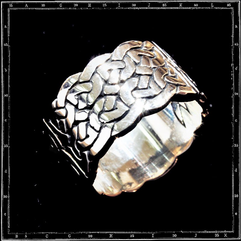 DOUBLE CELTIC BAND RING - #334/JP19
