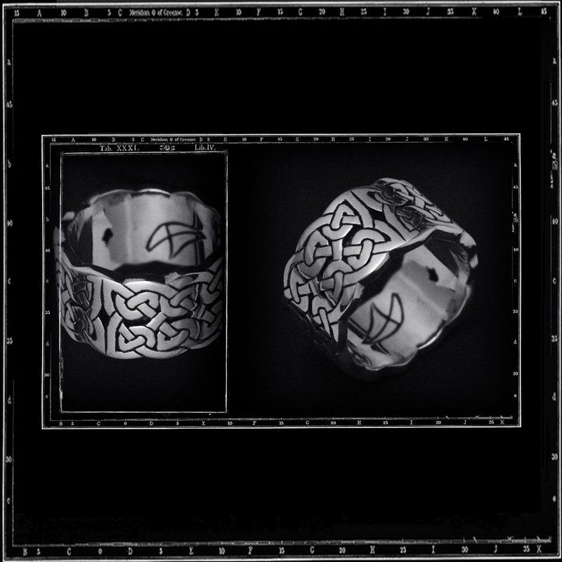 DOUBLE CELTIC BAND RING - #334/JP19