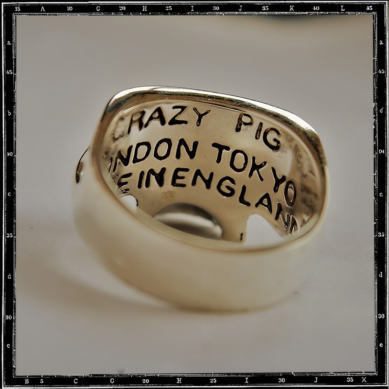 CHOPPED EVIL SKULL RING