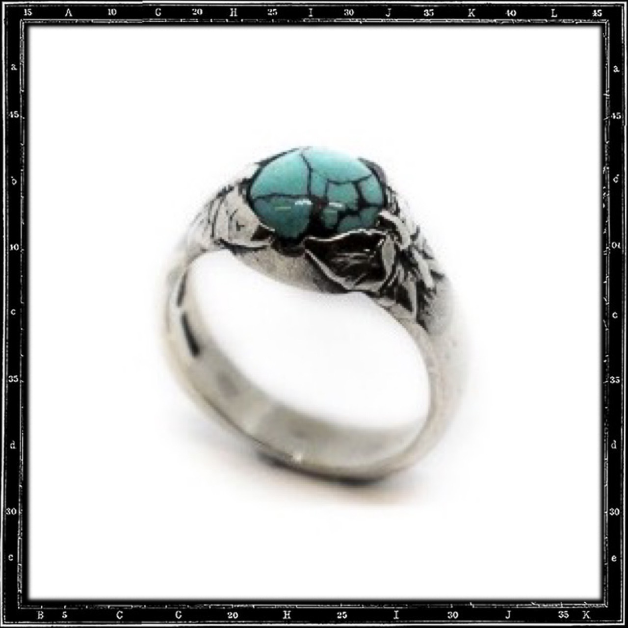 TWO BUTTERFLIES STONE RING