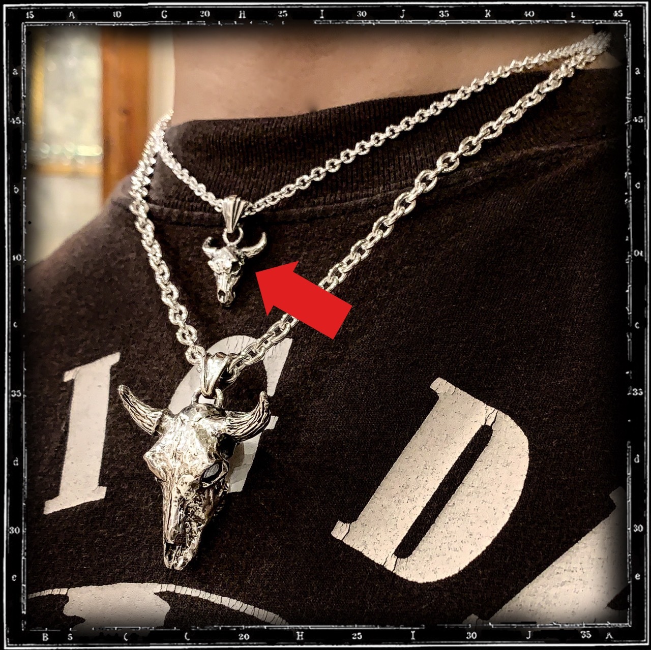 COW SKULL PENDANT - SMALL