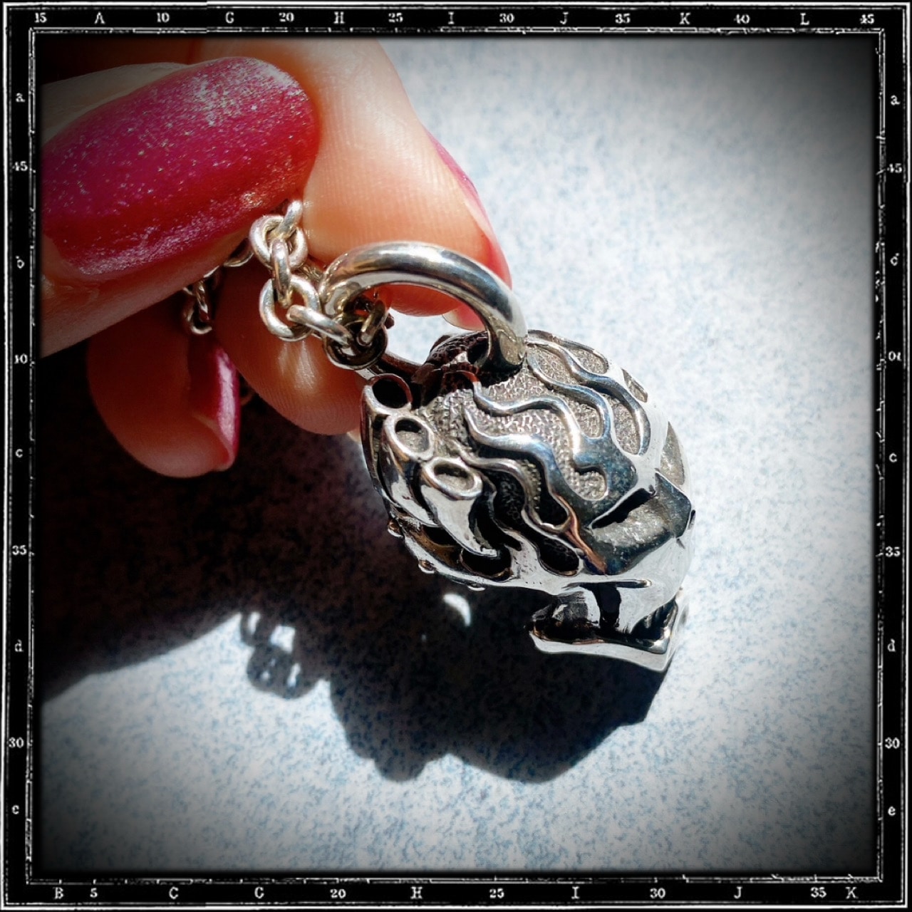 HOT ROD SKULL PENDANT
