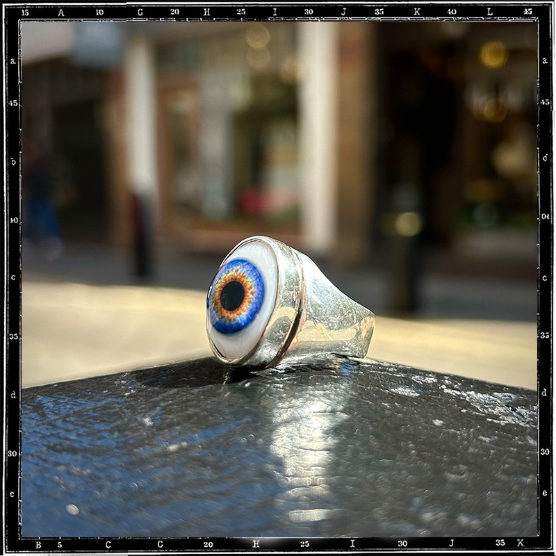 PLAIN EYE RING - VERTICAL