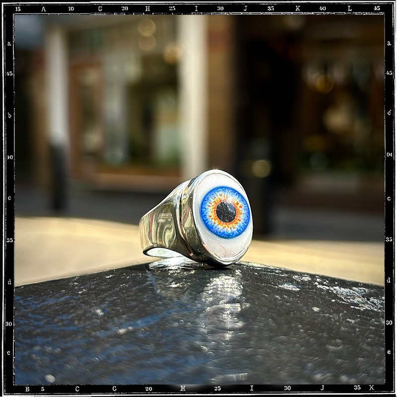 PLAIN EYE RING - VERTICAL