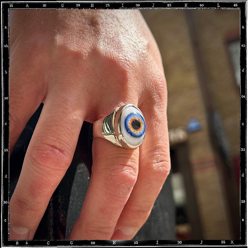 PLAIN EYE RING - VERTICAL