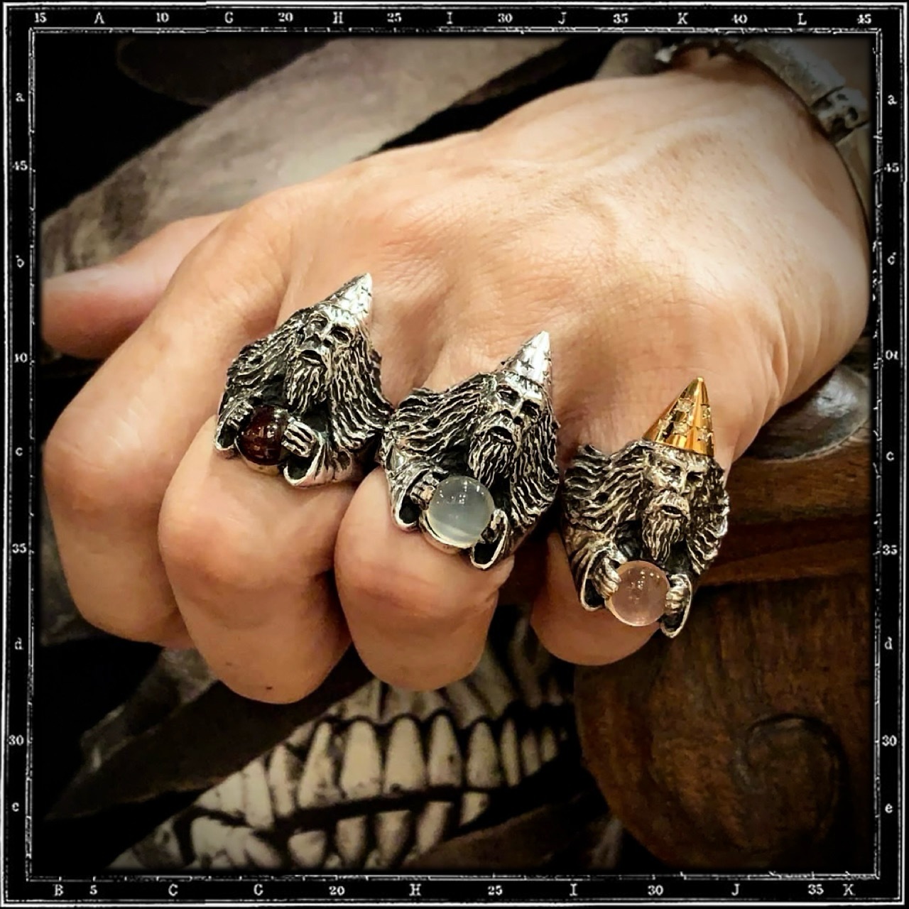 WIZARD STONE RING | クレイジーピッグ公式オンラインストア リング 