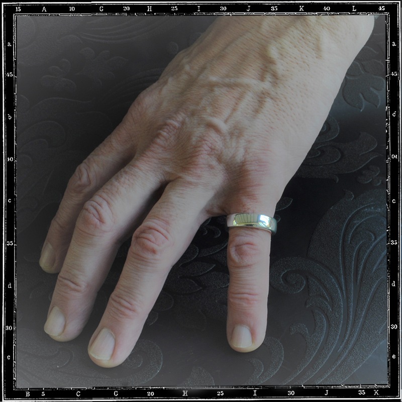 PLAIN BAND RING - HEAVY #491 (6x2.5mm)