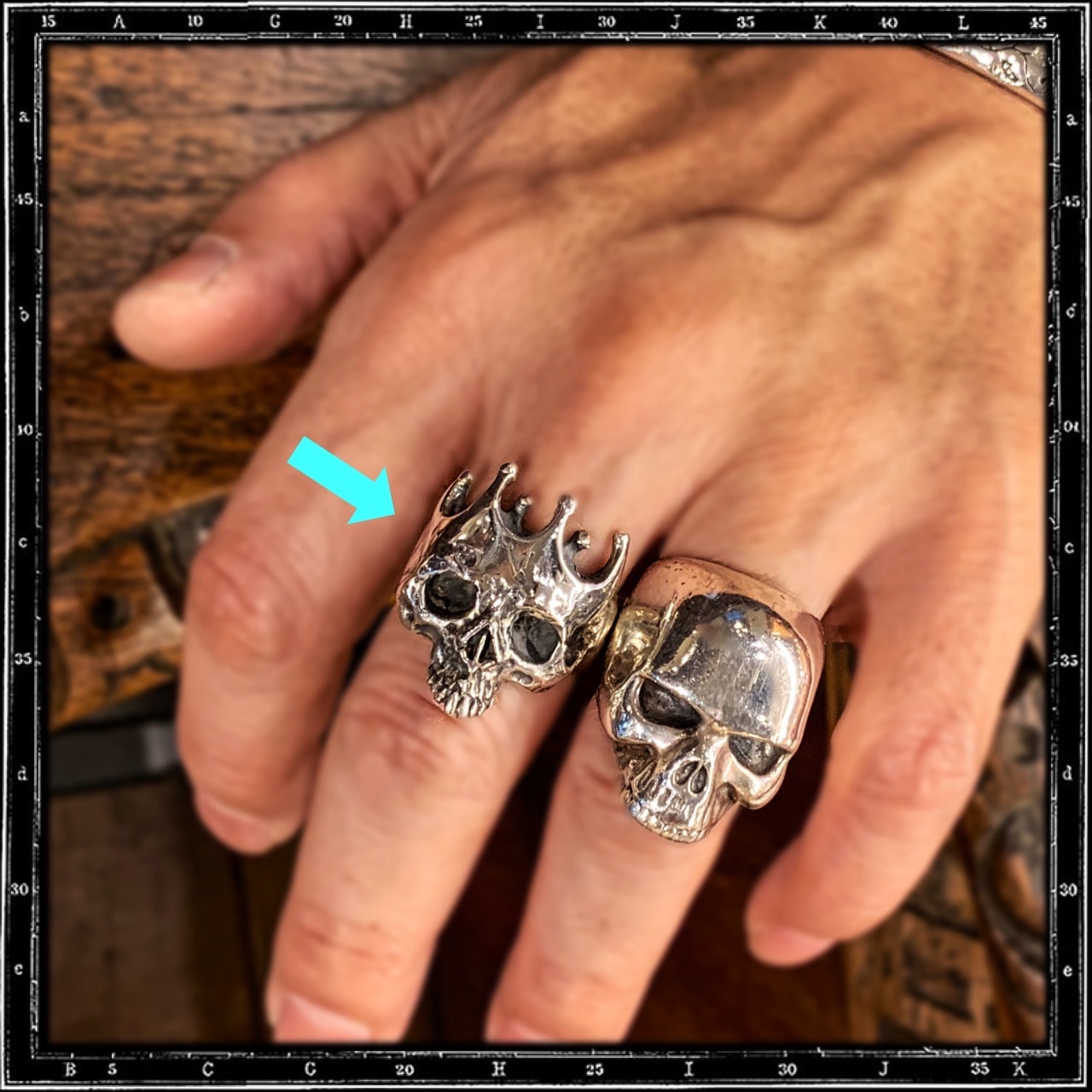 SURVIVAL SKULL RING