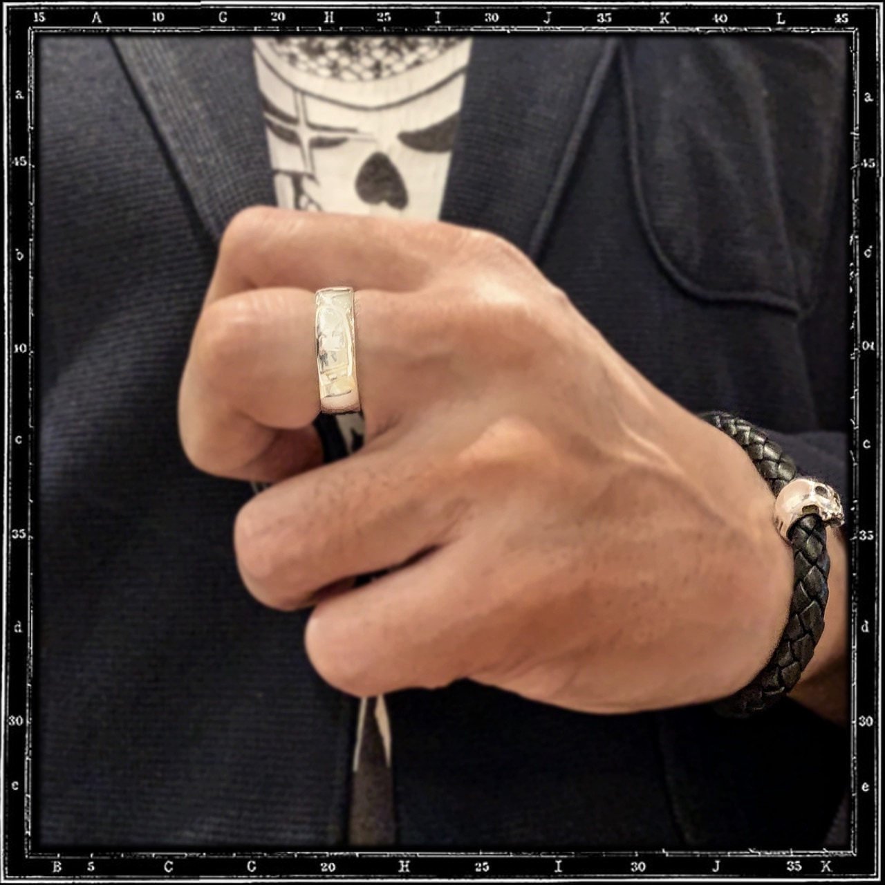 PLAIN BAND RING - LOW D #503 (7x1.5mm) | クレイジーピッグ公式