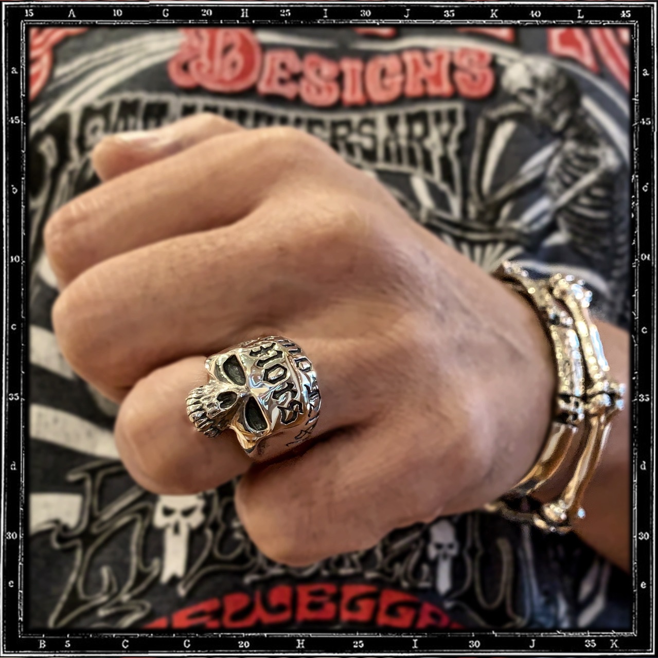 NEMO NISI MORS SKULL RING