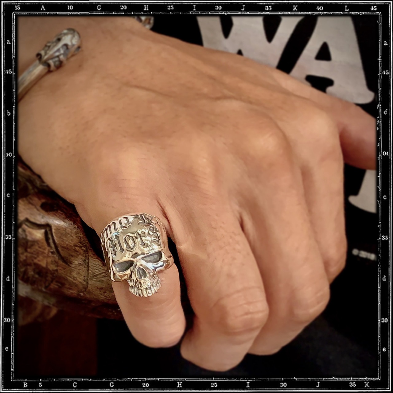 NEMO NISI MORS SKULL RING