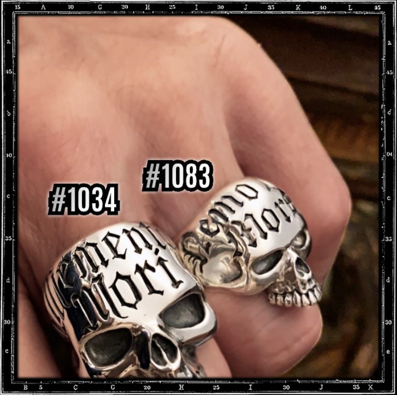 NEMO NISI MORS SKULL RING