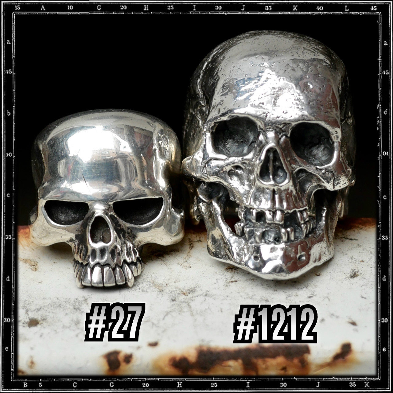 銀髑髏　 LOST SKULL RING | クレイジーピッグ公式オンラインストア リング