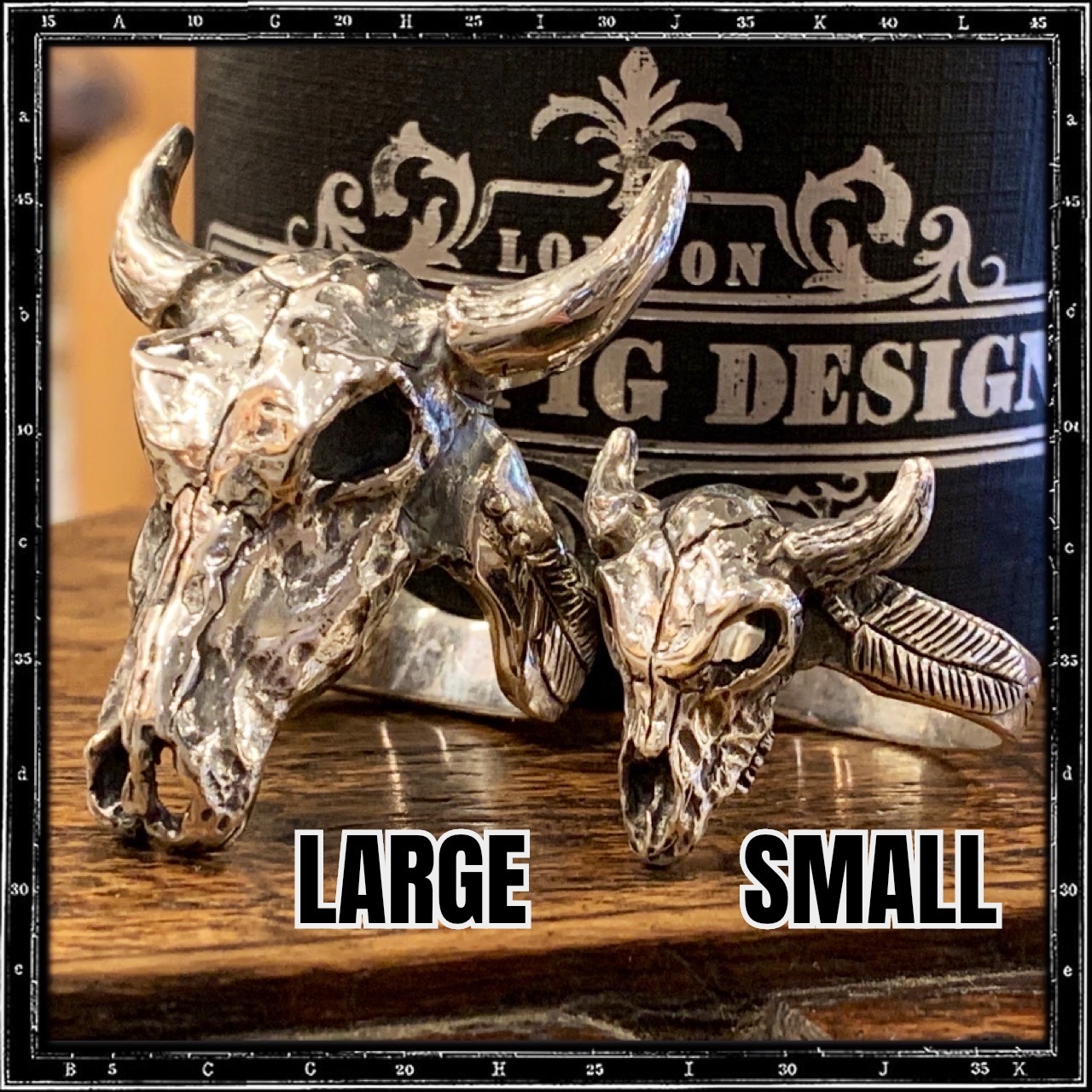 COW SKULL RING - SMALL