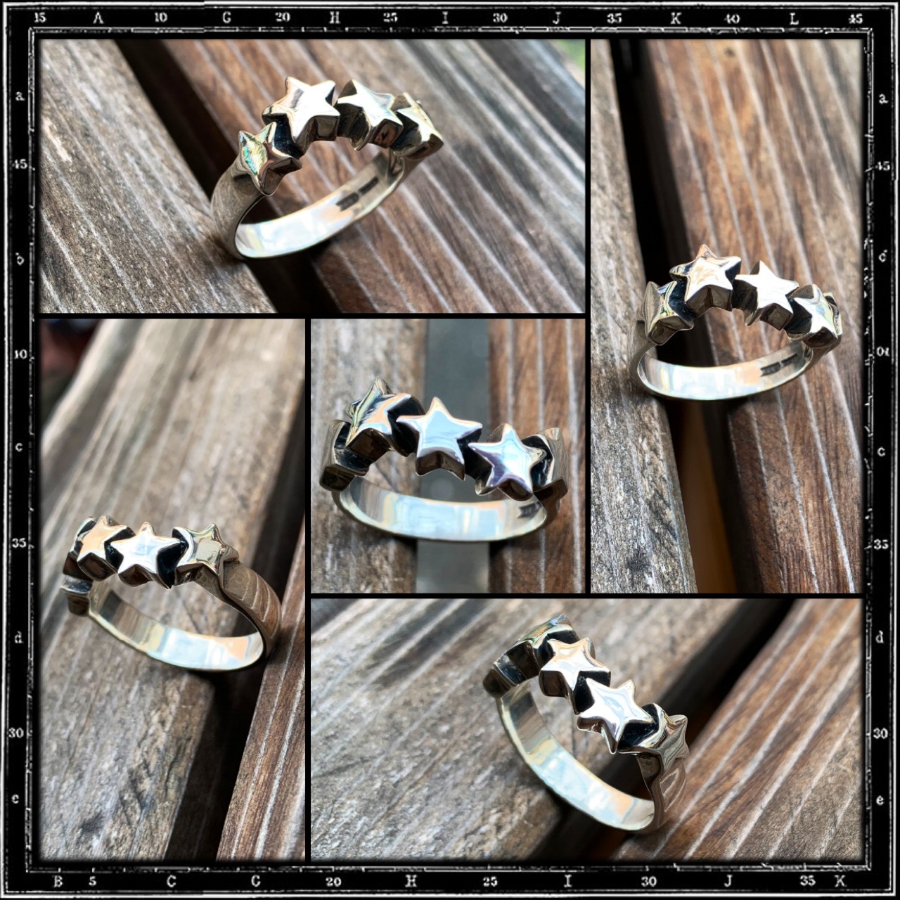 FIVE STARS BAND RING