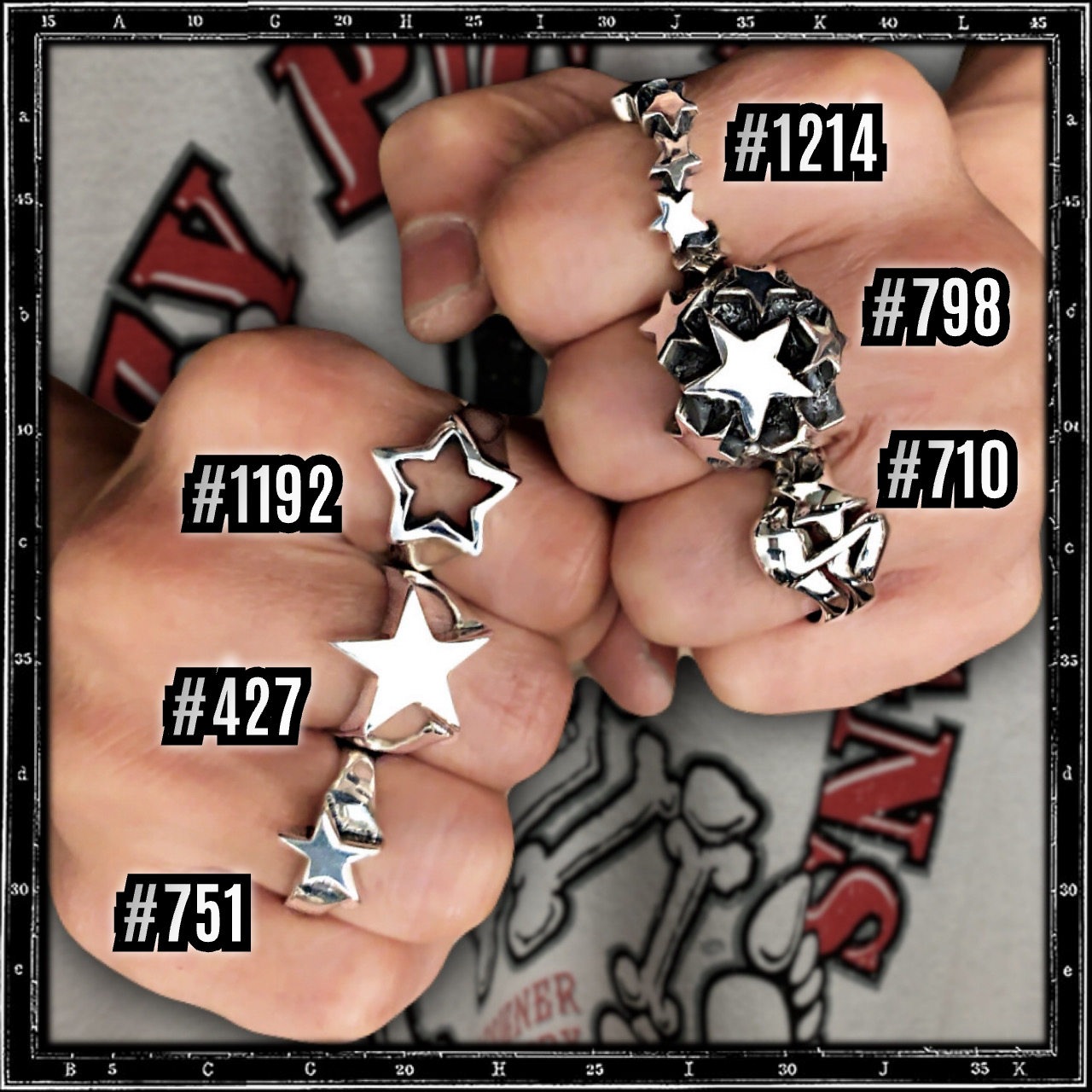 FIVE STARS BAND RING